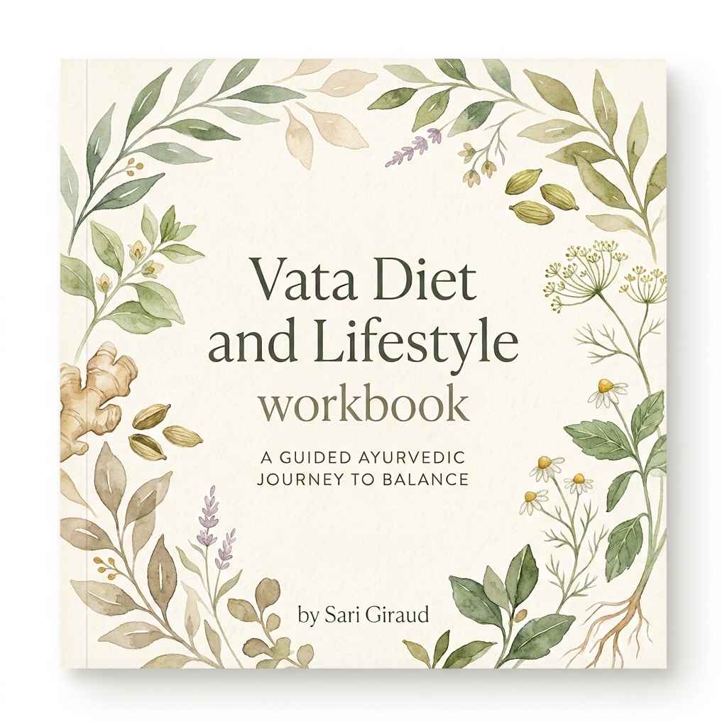Vata Diet and Lifestyle workbook